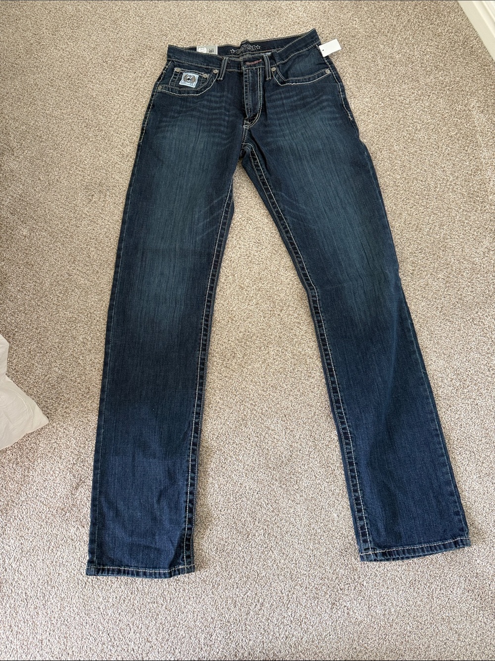 Cinch Men’s Dark Indigo Straight Jeans